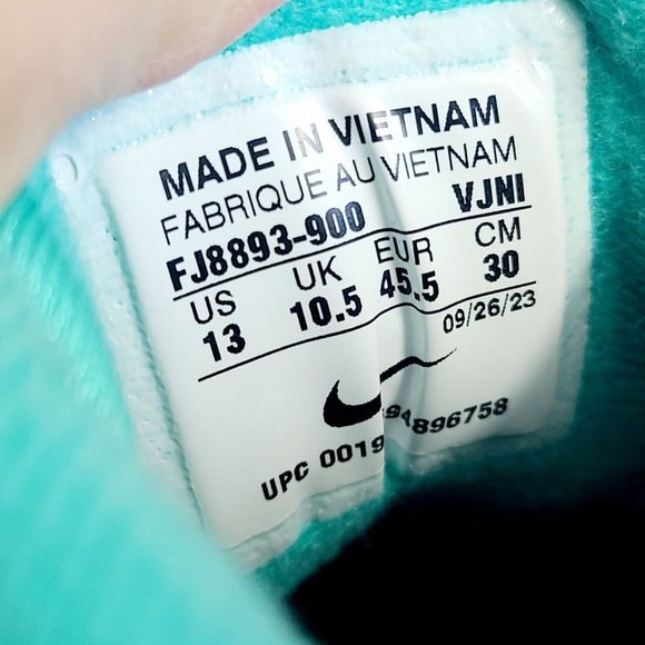 NEW Nike Womens Air Max 1 By You ID Shoes FJ8893-900 Size 13 Gray Purple…